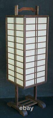 Japan lantern Andon lamp architecture 1900s candle stand