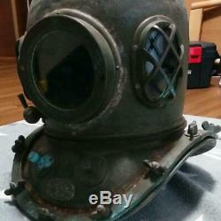 Japanese Antique Divers Diving Helmet From Japan Vintage