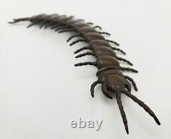 Japanese Antique Jizai Centipede, movable, metal, figurine, traditional craft