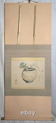 Japanese Antique KAKEJIKU Hanging scroll SADO KADO Tea utensils Cool Japan