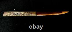 Japanese Antique Koshirae Sword Mounting Katana Tsuba Menuki Fuchi(b721)