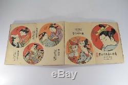 Japanese Antique Woodblock print Ukiyo-e Collection Hanga Kimono Geisha Japan