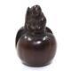 Japanese Antique wooden Netsuke A Hermit Born of Peaches NW214
