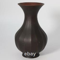 Japanese Copper Vase flower Polyhedral artist preference BV346
