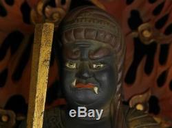 Japanese, Japan, Fudo Myo-o, Buddhism, wooden, statue Buddha 64.5cm