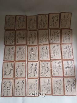 Japanese Karuta Edo period Meiji period Taisho period Antique Card Game