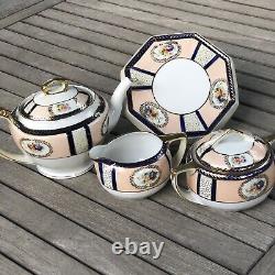 Japanese Nippon Noritake Antique 1920's Porcelain Hand Painted Tea Dessert Set