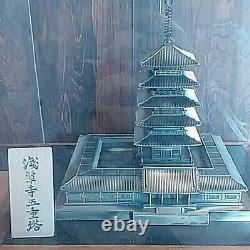 Japanese Old Vintage Five Storied Pagoda ASAKUSA TEMPLE Gojunoto