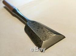 Japanese Slick ChiselOLDtsuki Nomi48Antique Wood Tool(Plane Saw Hammer)