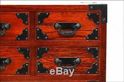 Japanese Small Chest of Drawer Hikidashi Tansu W10 H8 5/8 D6 3/4 #20335