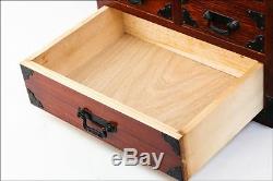 Japanese Small Chest of Drawer Hikidashi Tansu W10 H8 5/8 D6 3/4 #20335