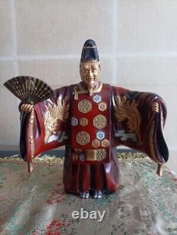 Japanese Tradition Noh Doll Ornaments Red Kimono D-16 From Japan