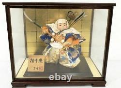 Japanese Traditional Antique Vintage Samurai doll warrior Figure Armor BENKEI M