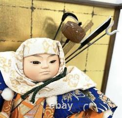 Japanese Traditional Antique Vintage Samurai doll warrior Figure Armor BENKEI M
