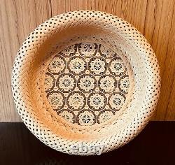 Japanese Traditional Craftwork Handmade Bamboo Basket Musou