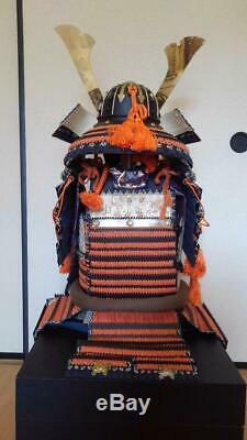 Japanese Traditional SAMURAI wearable Kabuto and Armor Yoroi Set Used From Japan