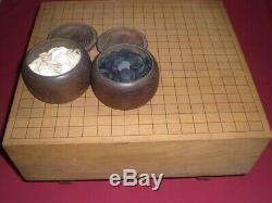 Japanese Vintage GO IGO Goban Game/ Board and Stones Set From Japan