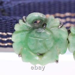 Japanese Vintage Jade gemstone Obidome Natural Hisui HIS29