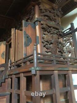Japanese Vintage Real Kamidana Shinto Shrine Extra-large 108 cm cypress zelkova