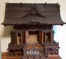 Japanese Vintage Real Kamidana Shinto Shrine Extra-large 108 cm cypress zelkova