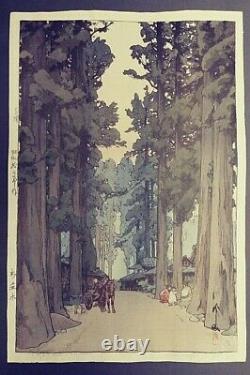 Japanese Woodblock Print Hiroshi Yoshida Jizuri