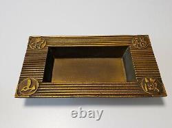 Japanese antique ashtray, made in Japan, old cast iron, for festive banquets