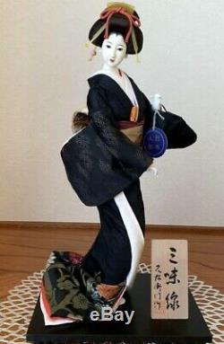 Japanese antique oyama doll kimono Geisha Girl beautiful Japan Hakata Doll