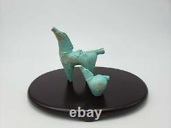 Japanese famous metal sculptor Horse object figurine Antique