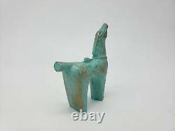 Japanese famous metal sculptor Horse object figurine Antique