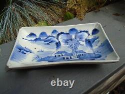 Japanese hand painted Arita porcelain dish a great collectors piece
