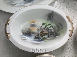 Japanese hand painted china set