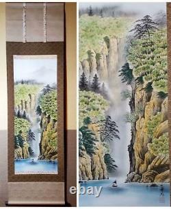 Japanese hanging scroll scenery Valleys in Japan From Japan