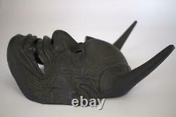 Japanese iron Noh mask Hannya MSK224