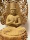 Japanese wooden Buddhist statue DAINICHINYORAI 38x17cm/15.2x6.8in #2