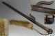 Jutte Jitte vintage Japanese traditional weapon iron pole Edo police brass #43