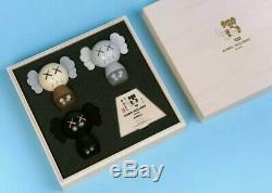 KAWSHOLIDAY JAPAN Limited Kokeshi Doll Set LE 1000 IN HAND