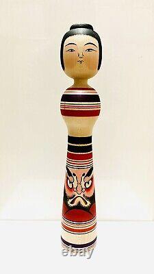 KOKESHI Japanese Doll vintage antique Japan Junichi Sasamori used wood mage G