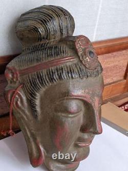 Kannon mask, wall hanging 41x26cm