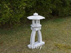 Large Solid Kotoji Yukimi Japanese Stone Lantern Lamp Stone Cast Frostfes