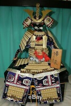 MINT Antique Vintage Japanese samurai yoroi armor gogatsu doll From Japan f/s