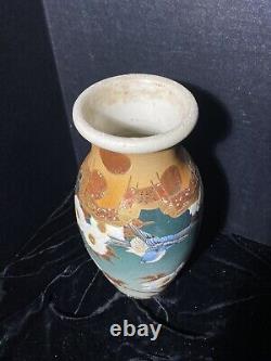 Magnificent Japanese Kyo-satsuma Vase By Kinkosan