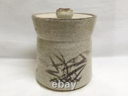 Mizusashi Shino Dai Japanese Ceramic Tea Utensils