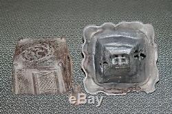 OLD Japanese Buddhism 1900s Iron Incense Burner 1.2kg Kuzuya Koro ZEN JAPAN b202