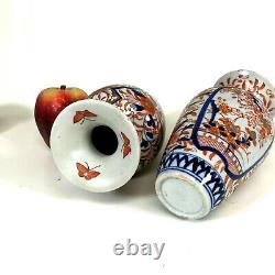 Pair of Antique Japanese Imari Porcelain Vases