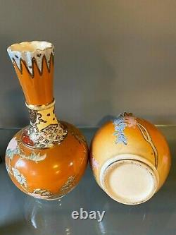 Pair of Antique Japanese Vases