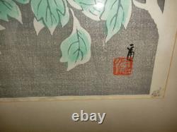 Peony Japanese Woodblock Print, Limited To 200, Signed, Frame Approx. 60 X Cm, P