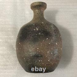 Pottery Japanese Vintage Tokkuri (sake bottle) very Rare from japan
