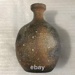 Pottery Japanese Vintage Tokkuri (sake bottle) very Rare from japan