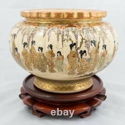 RARE Antique Japanese Satsuma Bowl late 1800s
