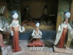 Rare Japanese Tradition Antique Edo Period Bean Palace 1858 With Box